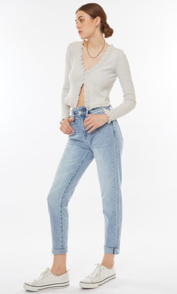 Kancan Non-distressed Mom Jeans