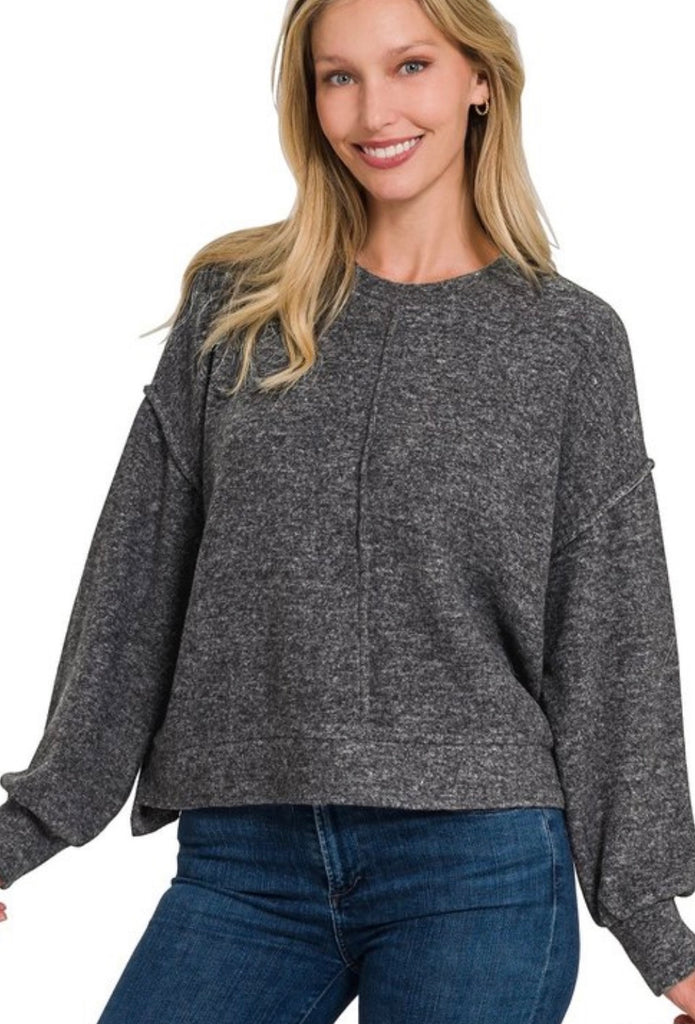 Softest Charcoal Sweater