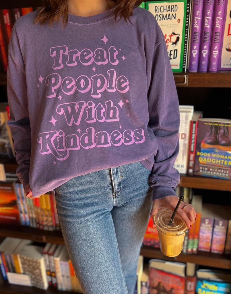 Treat People With Kindness Comfort Color Long Sleeve Tee