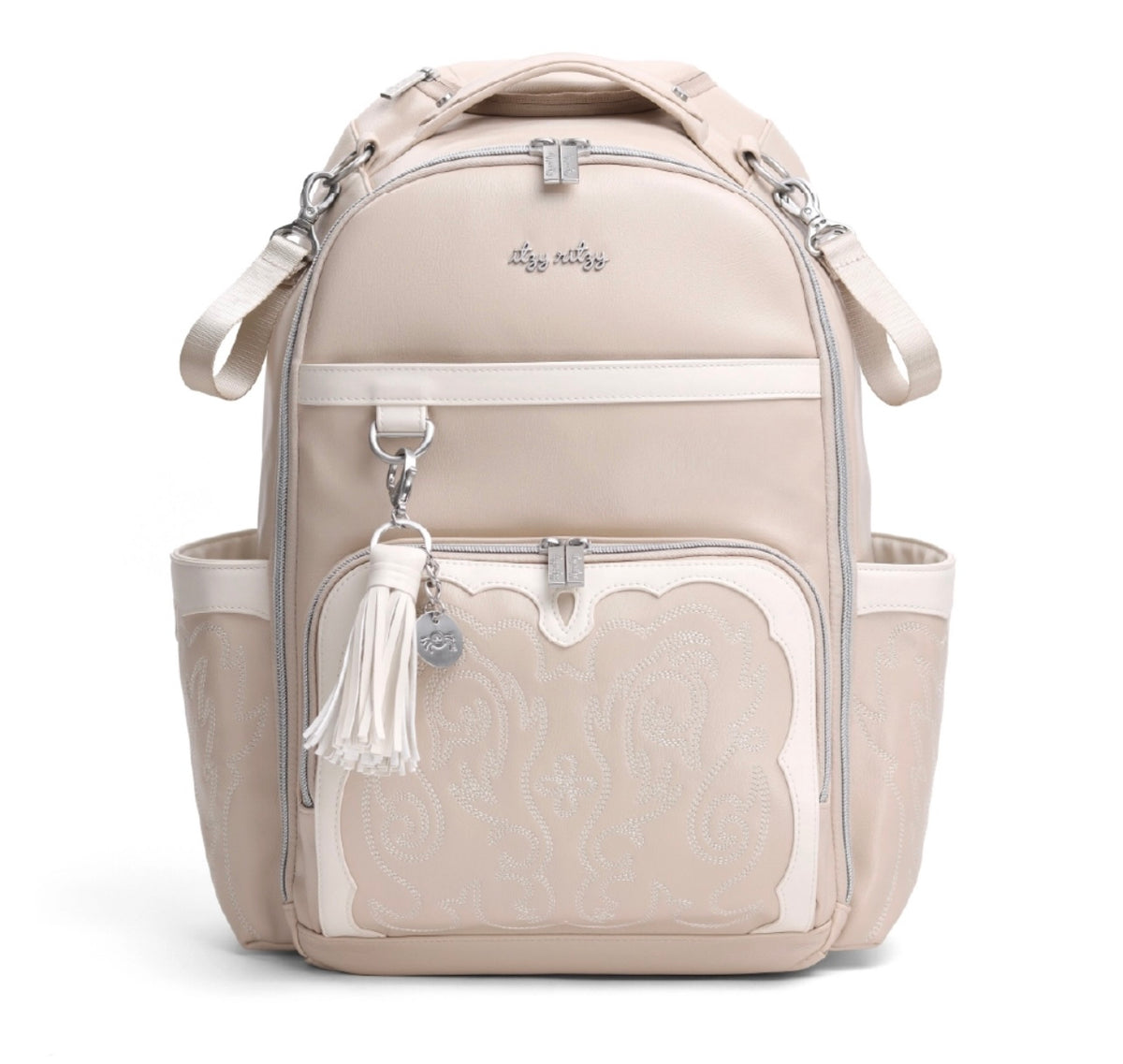 Itzy Ritzy Leather Diaper Bag | Speckles & Stripes