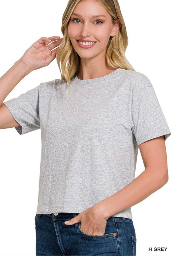 Cropped Basic Tees