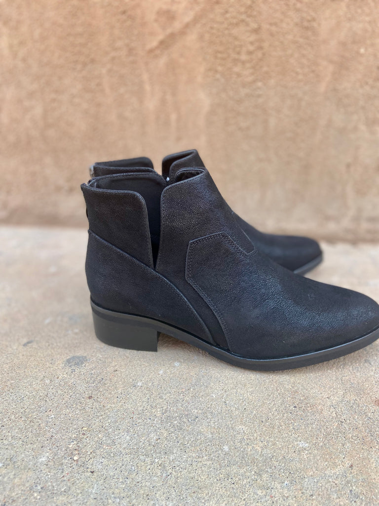 Split Booties Corky’s Black Split Booties | Speckles & Stripes