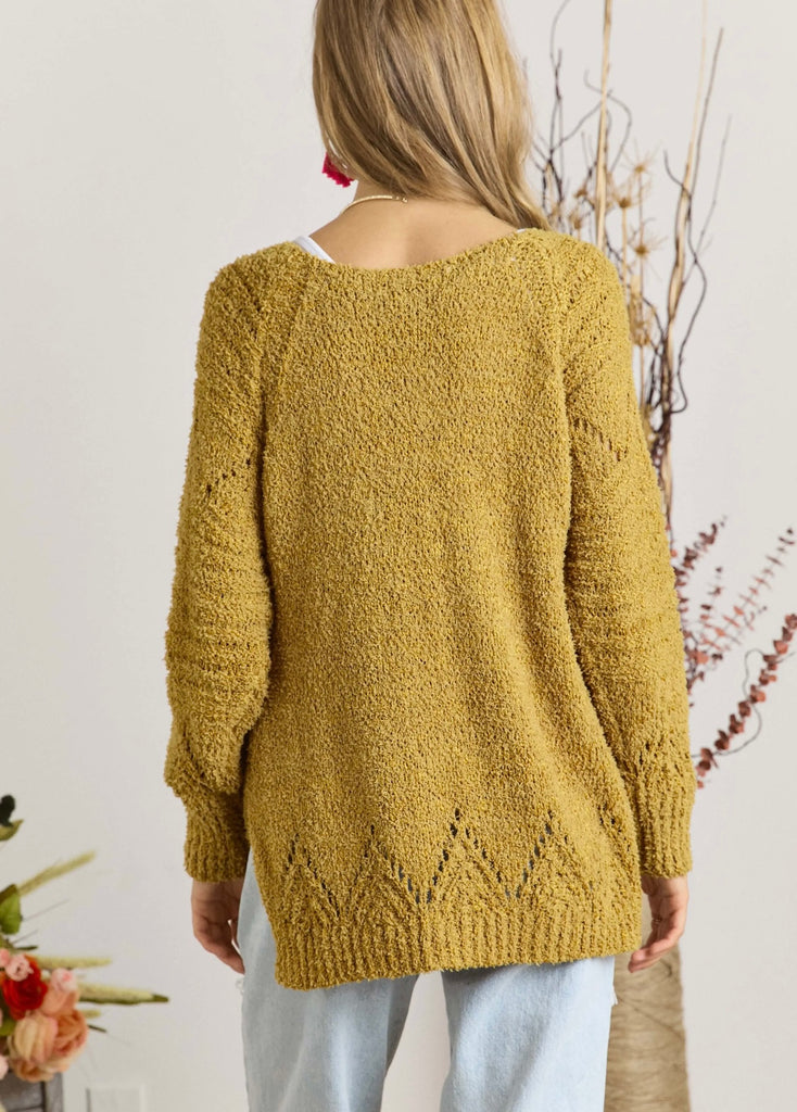 Softest Mustard Swester | Speckles & Stripes